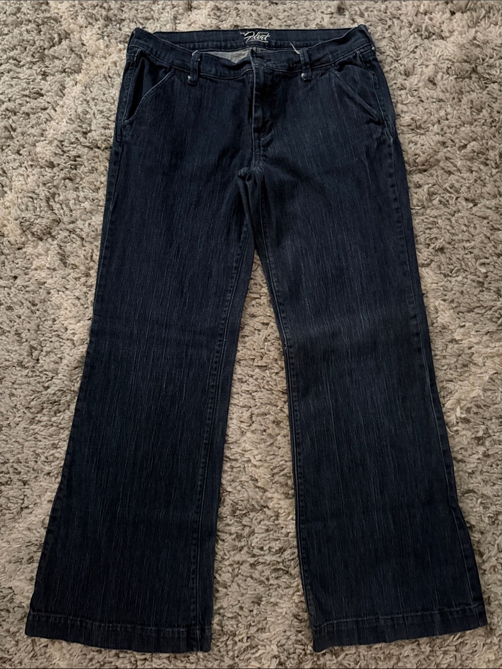 Old Navy Dark Blue Wide Leg Jeans